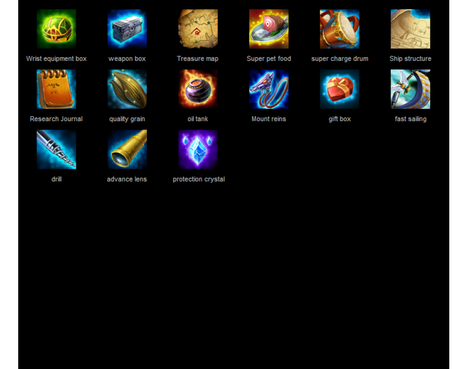 Consumable Item (Free) Fantasy RPG series game icons Super Game Asset